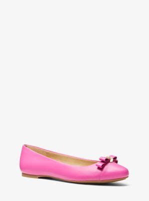 michael kors andrea leather ballet flat|Andrea Leather Ballet Flat .